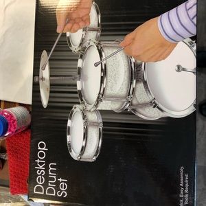 Desktop drum set